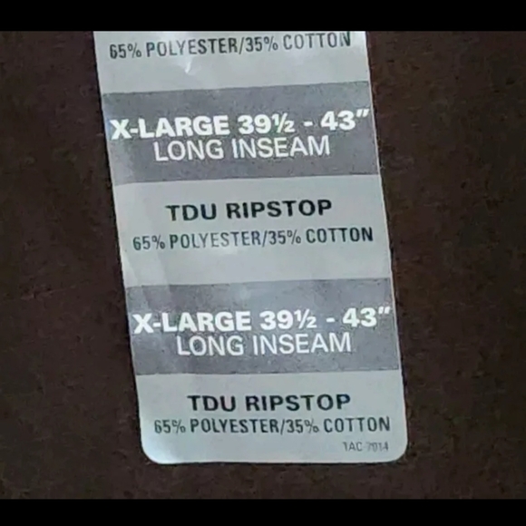 5.11 Tactical Men's XL Ripstop Teflon Polycotton Performance Pants Brown NWT - Picture 4 of 5